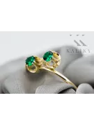 Ring Vintage Emerald 14K Yellow gold vrc266y
